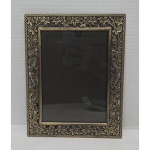 Vintage Ornate Gold Metal Picture Frame 5x7 Floral Filigree Hollywood Regency